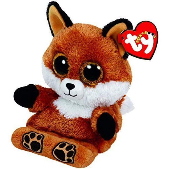Ty Peek A Boos Sly The Fox Phone Holder Screen Cleaner Plush Stuffed Animal Toy 6
