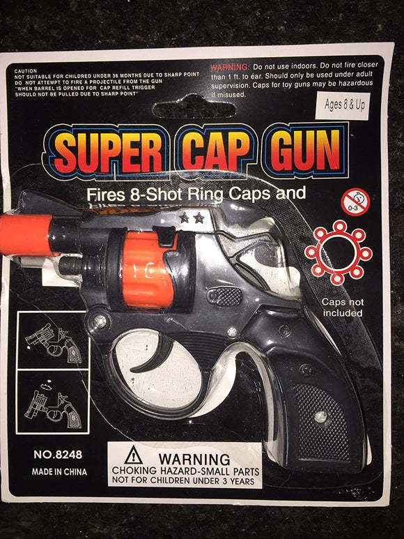 TRANSPARENT SUPER CAP Plastic Toy Gun