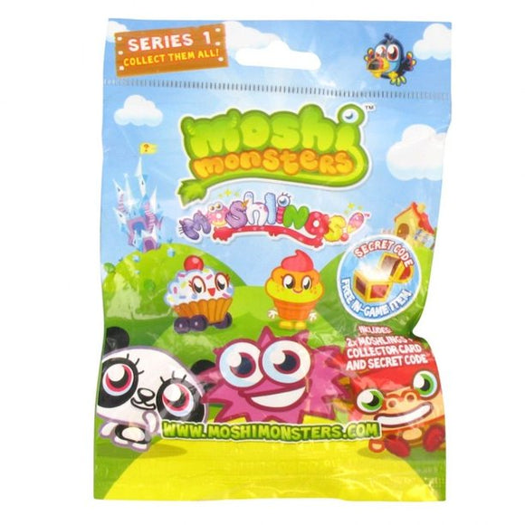 Spin Master Moshi Monsters Moshlings Series 1 Mini Figure With Secret Code Single Pack