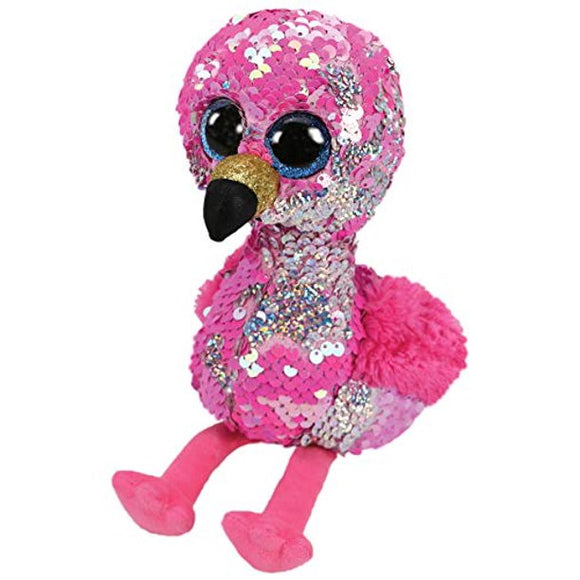 Usa TY Flippables Pinky - The Sequin Flamingo (Glitter Eyes) Small 6