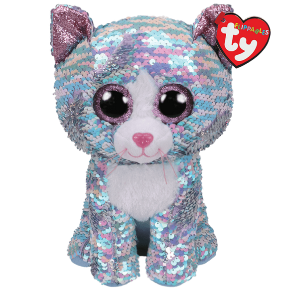 TY Flippables Sequin Plush - WHIMSY the Cat