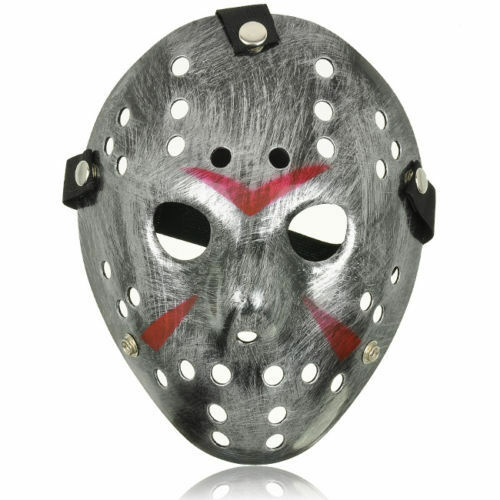 Jason Silver Halloween Mask for Masquerade and Halloween Party