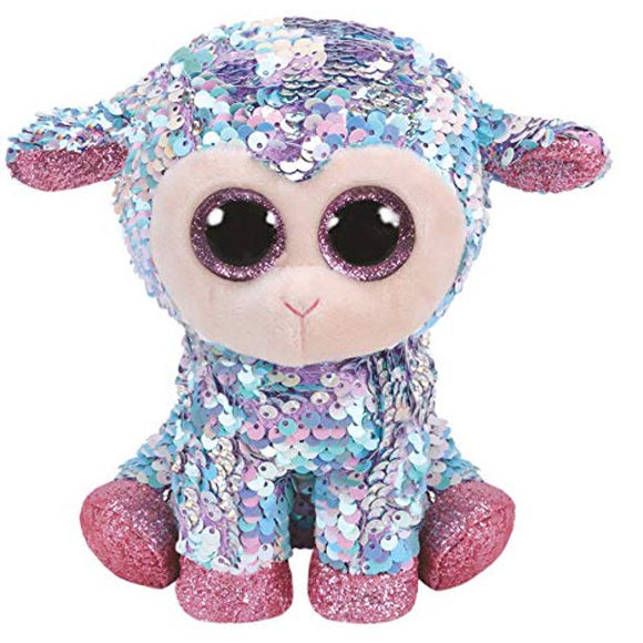 TY Flippables Tulip - The Sequin Easter Lamb (Glitter Eyes) Small 6
