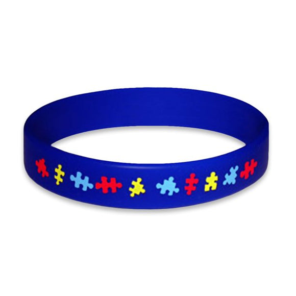 Autism Awareness Silicone Wristband Bracelet