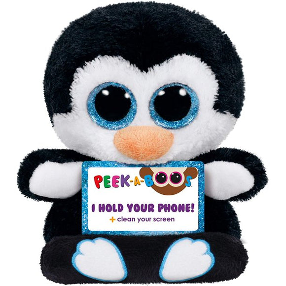 Ty Peek A Boos Penni The Penguin Phone Holder Screen Cleaner Plush Stuffed Animal Toy 6