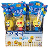 You Get 1 PEZ Emoji Assorted Candy Dispenser, 0.58 Ounce (Color and Pattern Will Be Random)