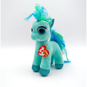 Ty Beanie Boos My Little Pony - Topaz The Pony (Glitter Eyes) 6" Plush Toy
