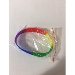 Rainbow Gay Pride Colorful No Text Gay Lesbian Wristband
