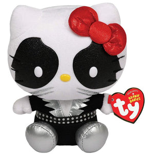 TY Beanie Boos - Kiss Rock Band Catman Hello Kitty Small 6" Plush