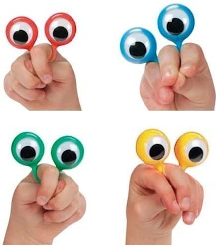 4 Googly Eye Finger Puppets (set of 4)
