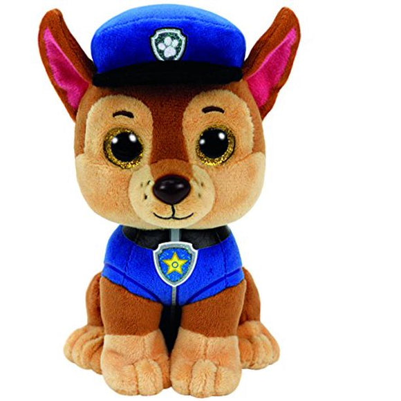 TY Beanie Boos -Paw Patrol Chase The Shepard Dog (Glitter Eyes) Small 6