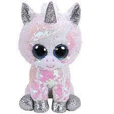 TY Flippables DIAMOND the Unicorn Sequin Plush