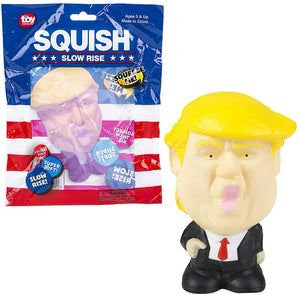 Donald Trump Stress and Anxiety Squishy Relief Toy - Relax Toy - Plush and Soft Trump Figure Toy - Relief, Political Gift