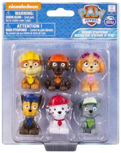New Spin Master Paw Patrol Figure Set 6 Piece Nickelodeon's Paw Patrol mini figurines/ cake toppers