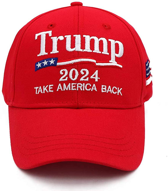 Donald Trump 2024 Cap/Hat Keep America Great MAGA USA Embroidery Adjustable Baseball Cap