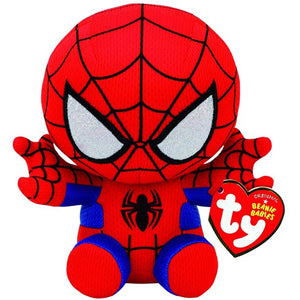 New Ty Spiderman Plush, Red/blue, Regular Plush Stuffed Animal Plush Toy