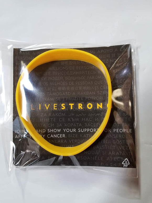 NEW Official Live Strong Lance Armstrong Wristband ADULT size