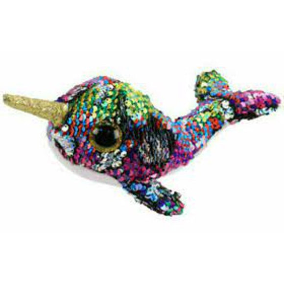Ty Beanie Babies Flippables Calypso The Narwhal