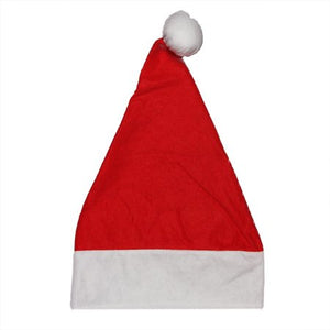 16" Traditional Red and White Child Size Felt Christmas Santa Hat