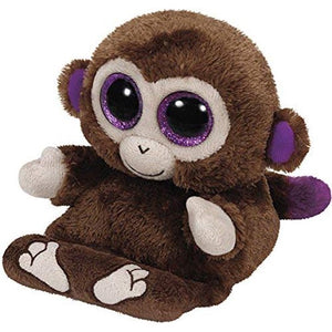Ty Peek A Boos Chimps The Brown Monkey Phone Holder Screen Cleaner Plush Stuffed Animal Toy 6"