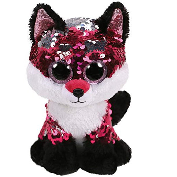 Usa TY Flippables Jewel - The Sequin Fox (Glitter Eyes) Small 6