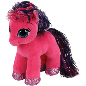 Ty Beanie Boos My Little Pony - Ruby The Pink Pony (Glitter Eyes) 6" Plush Toy